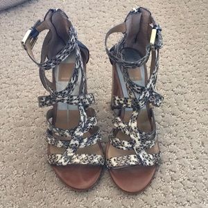 Dolce Vita Snakeskin Heels
